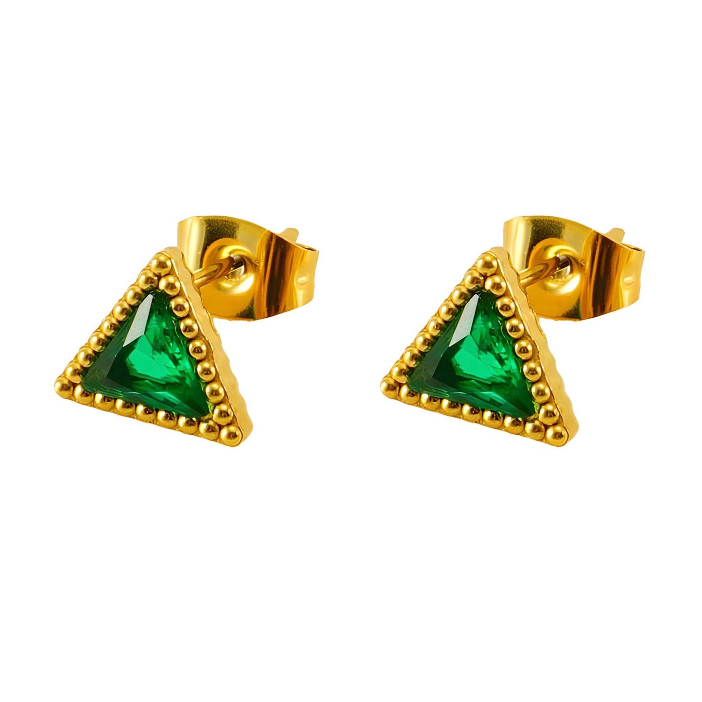 Bogotá Emerald Studs